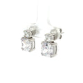 Meghan Markle Cushion Cut Stud Earrings