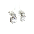 Meghan Markle Cushion Cut Stud Earrings