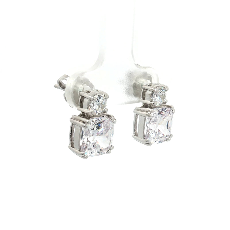 Meghan Markle Cushion Cut Stud Earrings