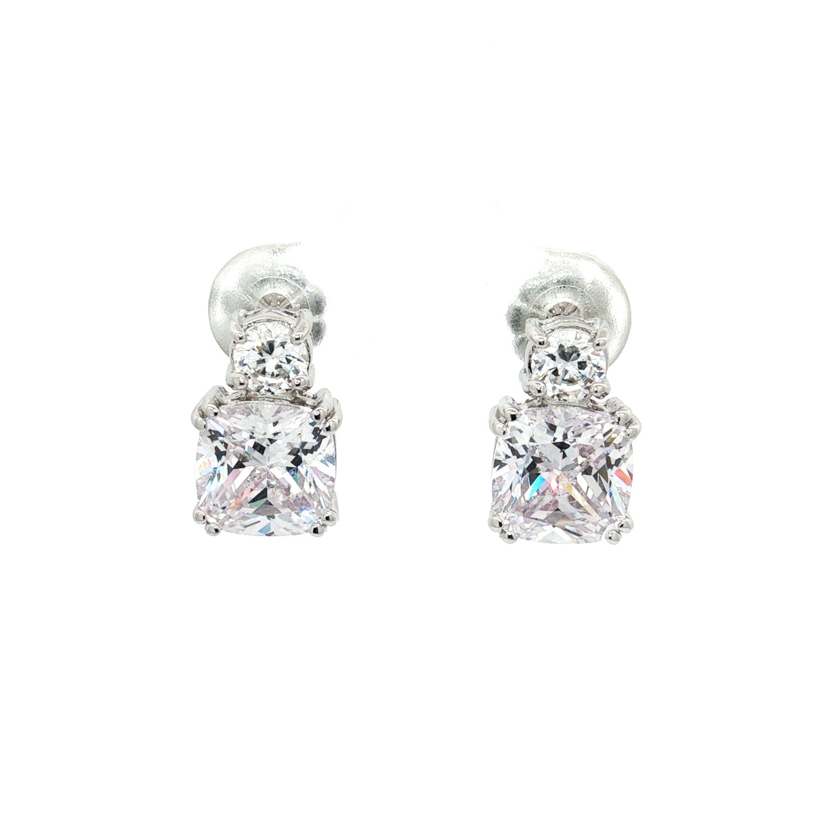 Meghan Markle Cushion Cut Stud Earrings