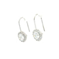 petite Halo Hoop Drop Earrings