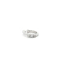 Three Stone Helix Cuff Earring