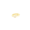 Single Solitaire Helix Cuff Earring