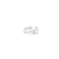Single Solitaire Helix Cuff Earring