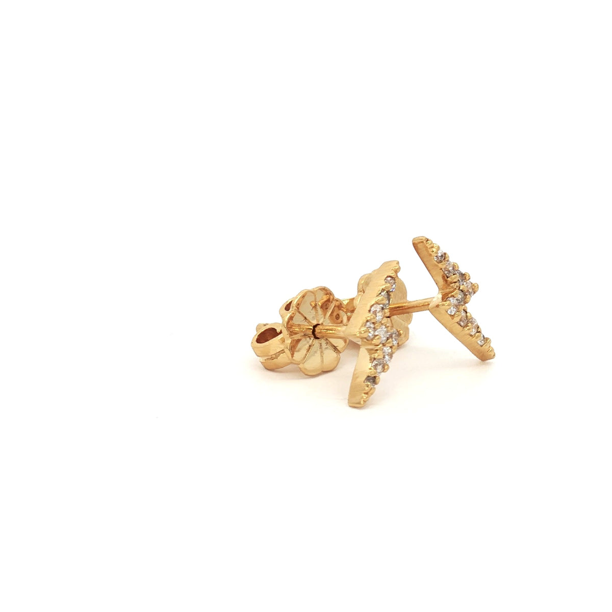 Lightening Bolt Stud Earrings