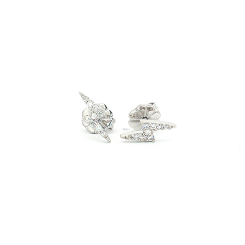 Lightening Bolt Stud Earrings