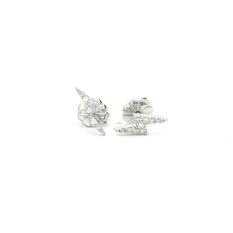 Lightening Bolt Stud Earrings