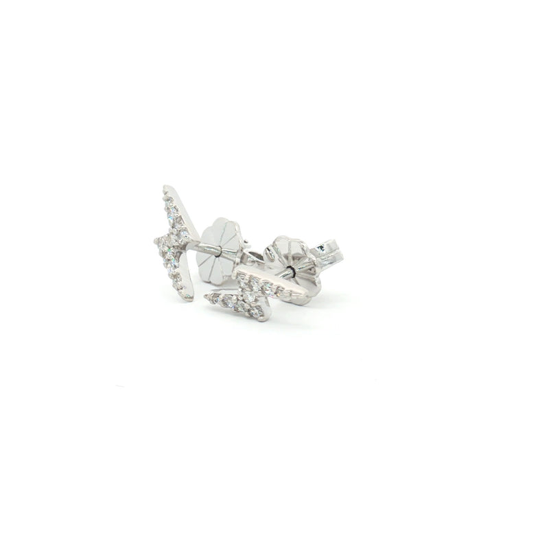 Lightening Bolt Stud Earrings