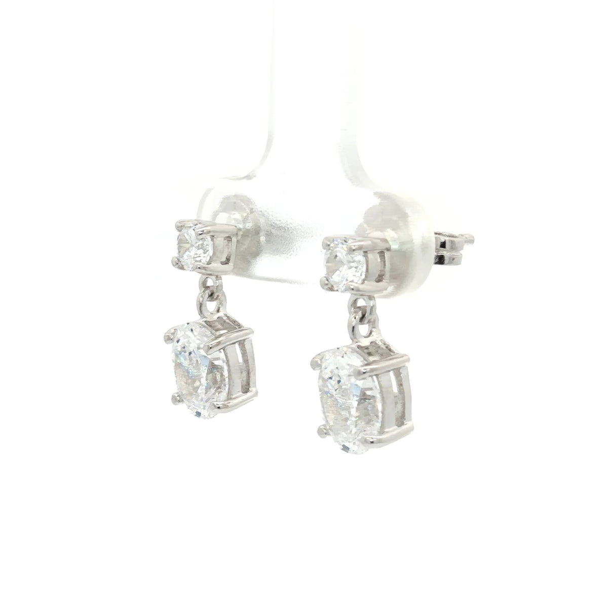 Classic Oval Drop Earrings