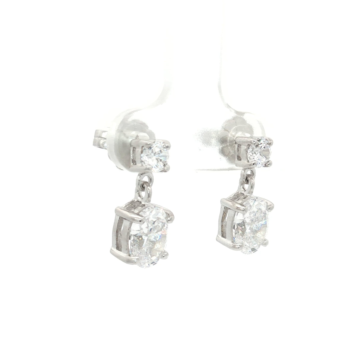 Classic Oval Drop Earrings
