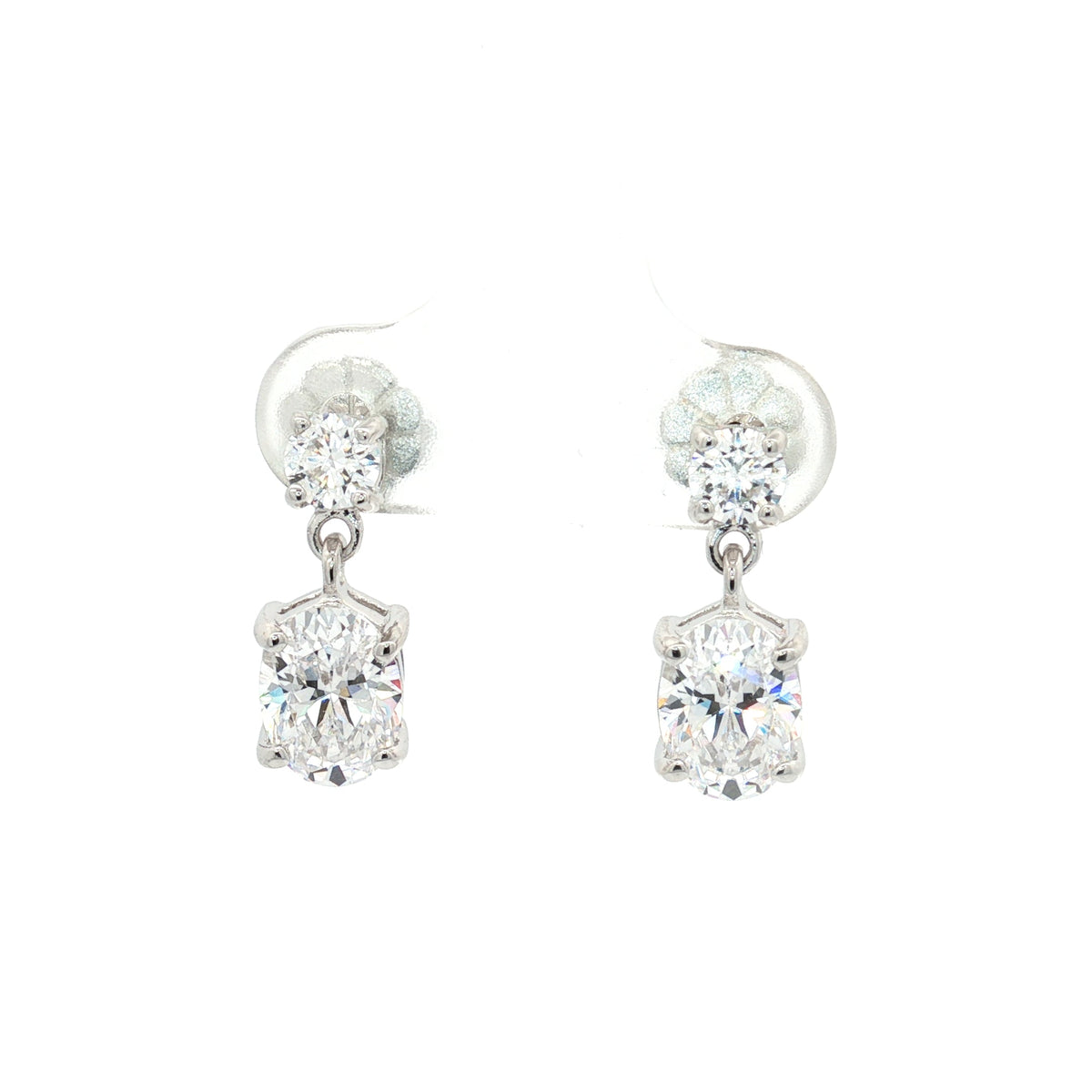 Classic Oval Drop Earrings