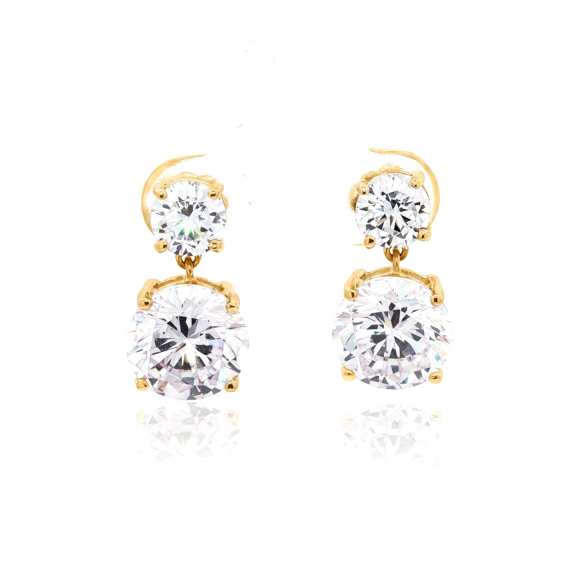 Classic Brilliant Drop Earrings