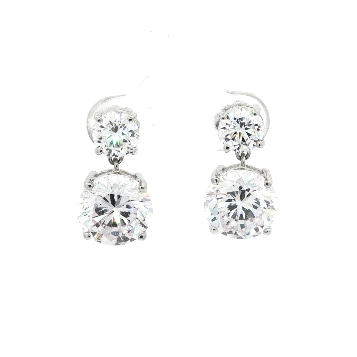 Classic Brilliant Drop Earrings
