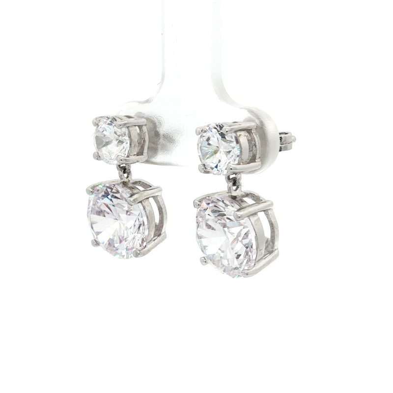 Classic Brilliant Drop Earrings