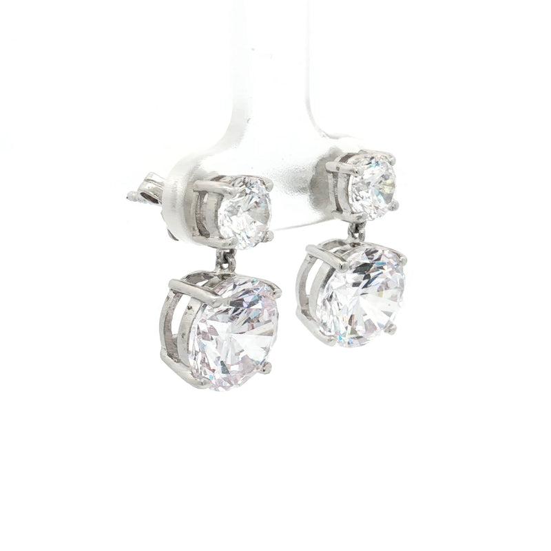 Classic Brilliant Drop Earrings