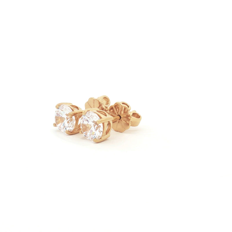 Lisa's Choice Solitaire Stud Earrings