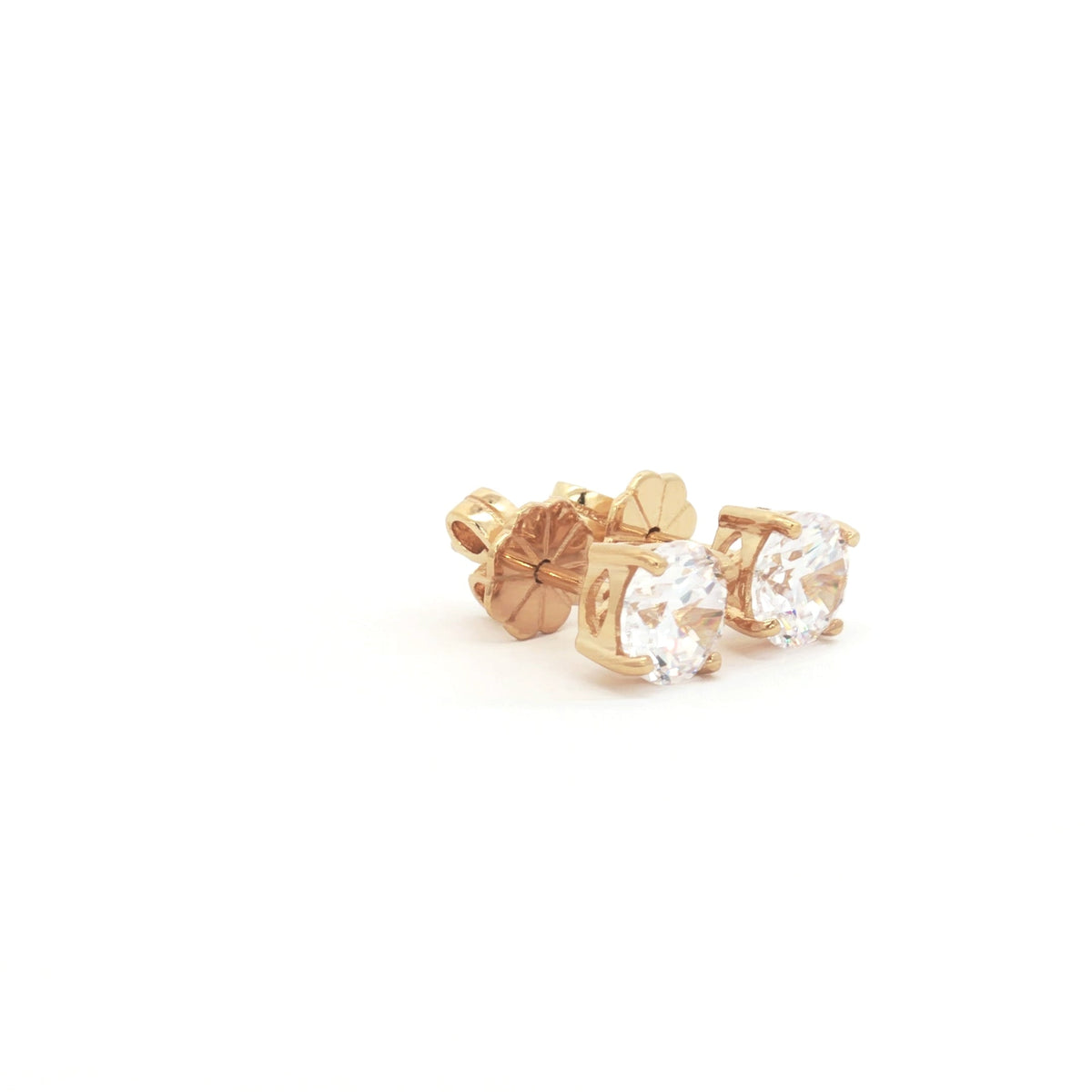 Lisa's Choice Solitaire Stud Earrings