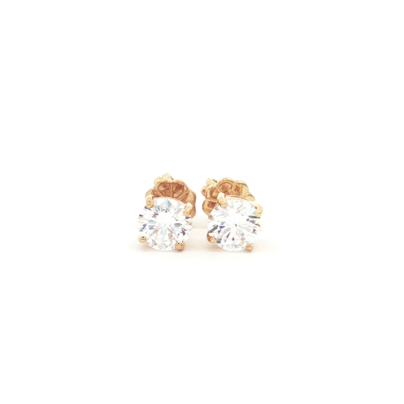 Lisa's Choice Solitaire Stud Earrings