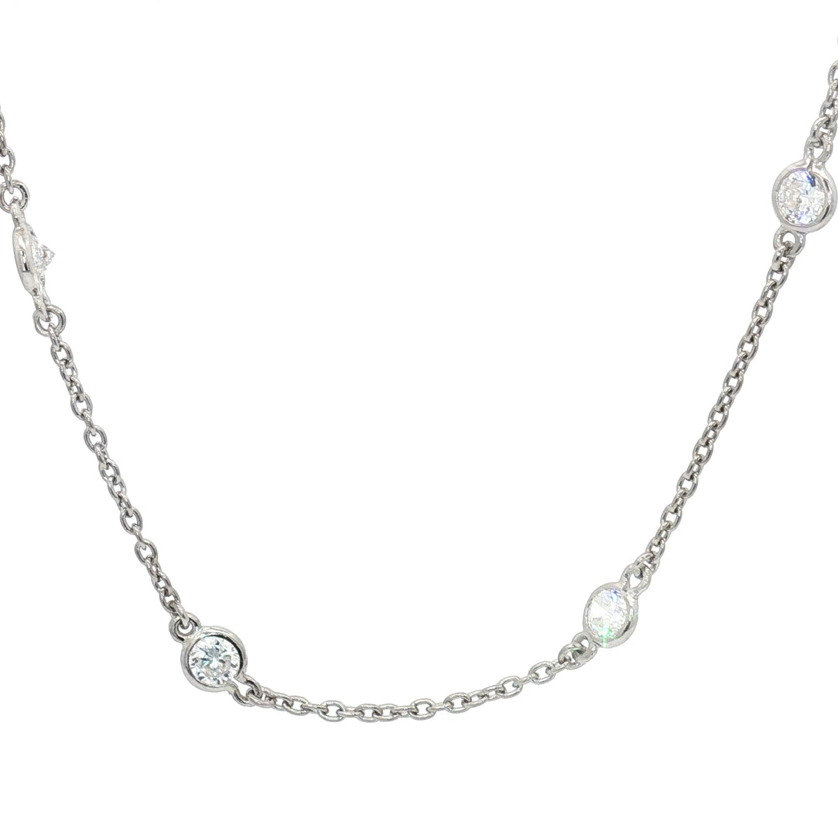 The Diamond Line Necklace