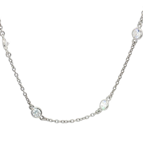 The Diamond Line Necklace