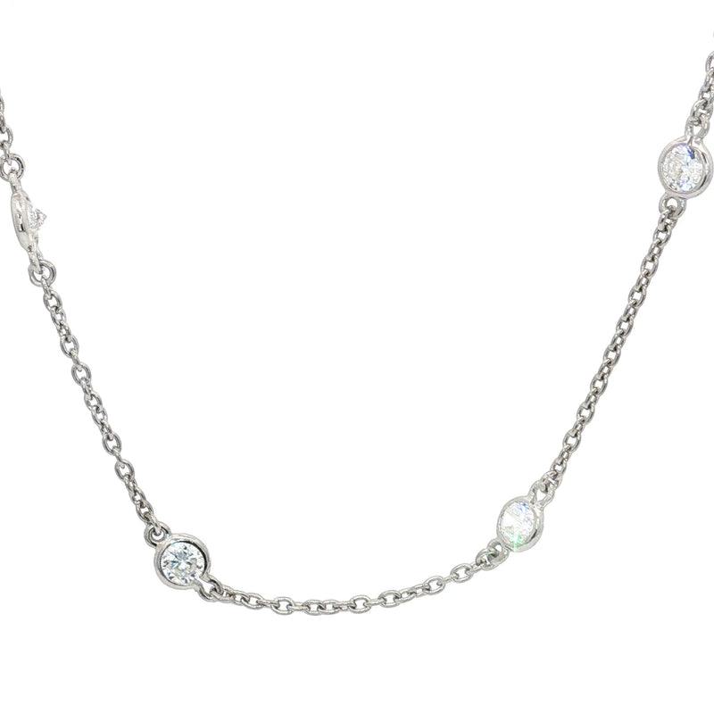 The Diamond Line Necklace