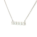 Five Stone Bar Necklace