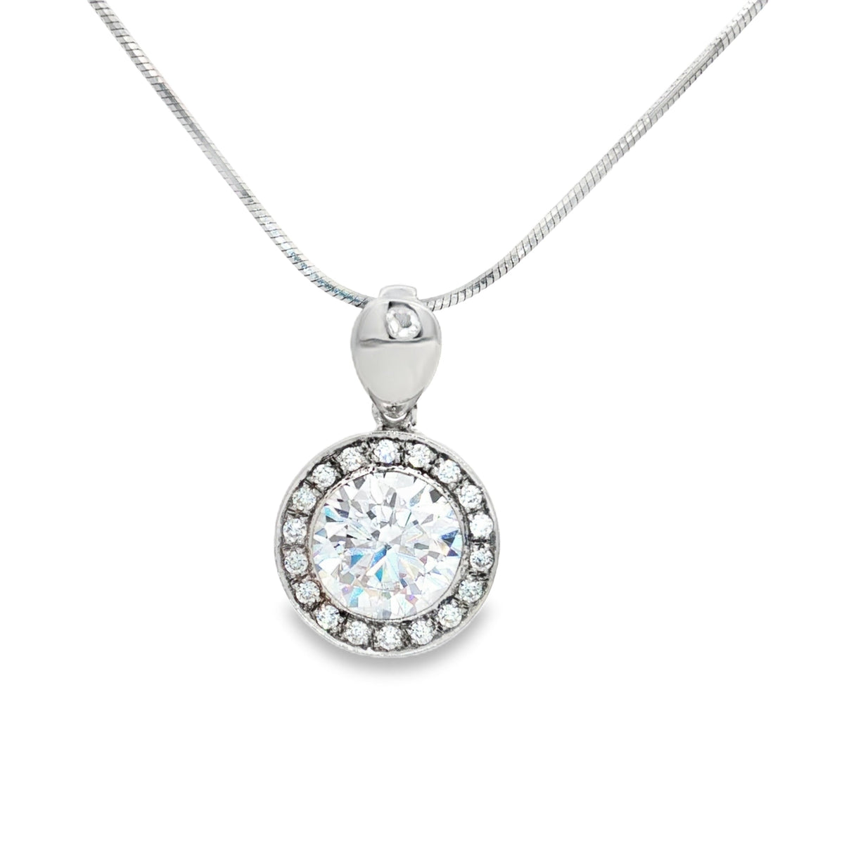 The Round Halo Pendant