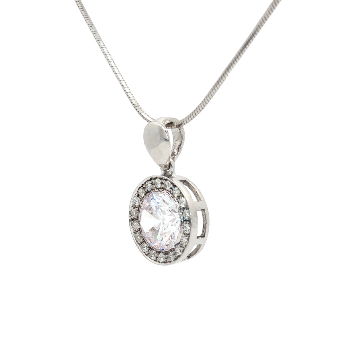 The Round Halo Pendant
