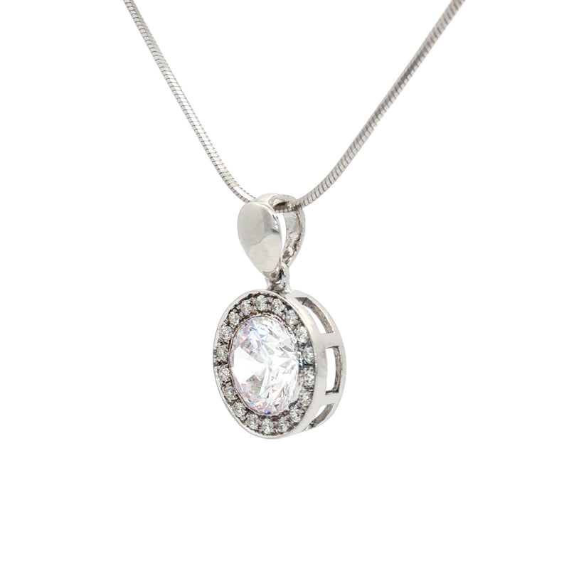 The Round Halo Pendant