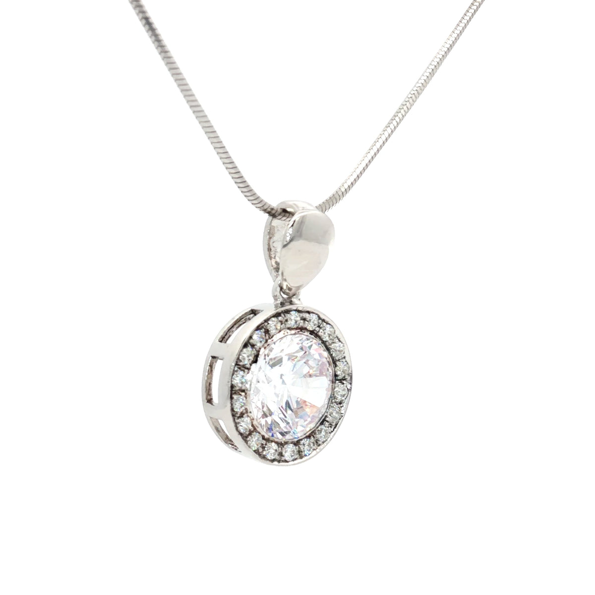 The Round Halo Pendant