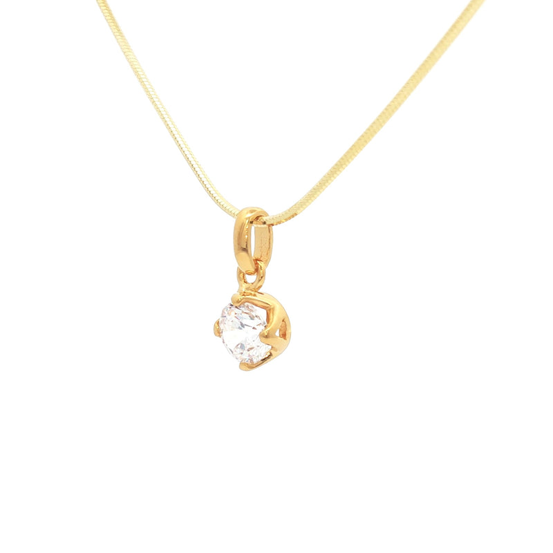 The Petite Solitaire Pendant