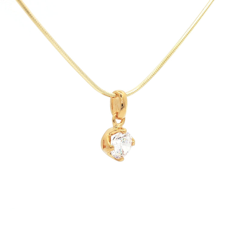 The Petite Solitaire Pendant