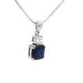 The Meghan Pendant with a Sapphire