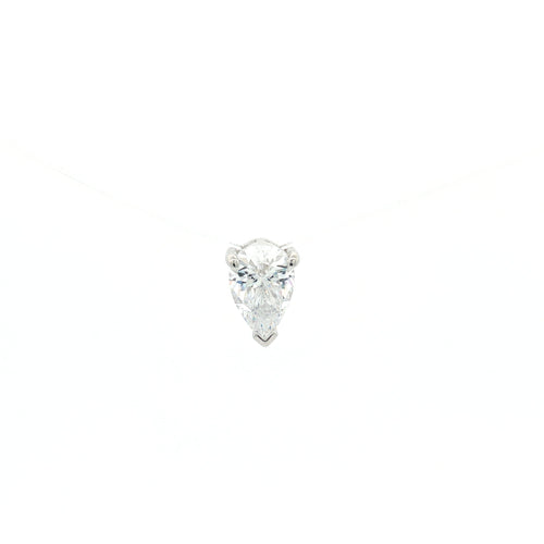 Teardrop Floating Diamond
