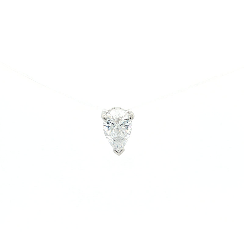 Teardrop Floating Diamond