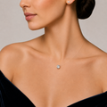 Oval Cut Floating Diamond