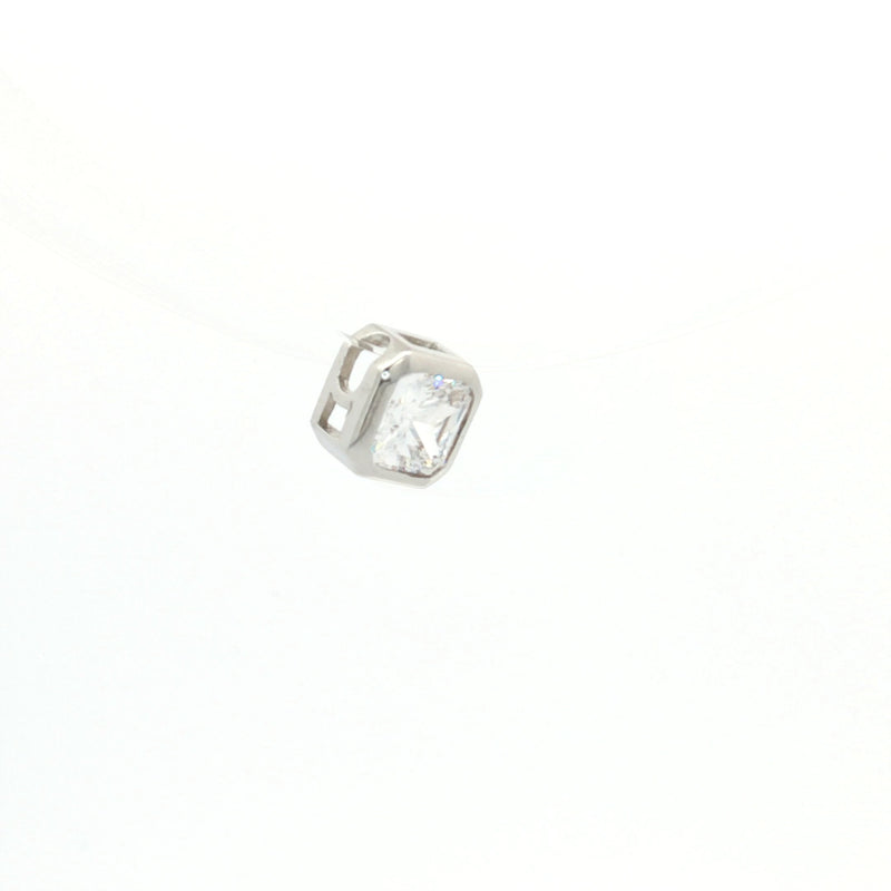 Princess Cut Floating Diamond