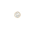 Lisa's Choice - Large Floating Diamond Lab Grown CERTIFIED DIAMOND on illusion wire on 9ct yellow gold