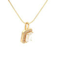 The Emerald Cut Halo Pendant