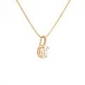 The Oval Solitaire Pendant
