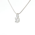 The Oval Solitaire Pendant