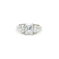 Baguette Cut Three Stone Ring