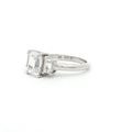 Baguette Cut Three Stone Ring