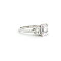 Baguette Cut Three Stone Ring