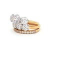 Classic Trillogy Traditional Four Stone and Band