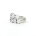Classic Trilogy Ring and Traditional Four Stone Ring