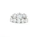 Classic Trilogy Ring and Traditional Five Stone Ring