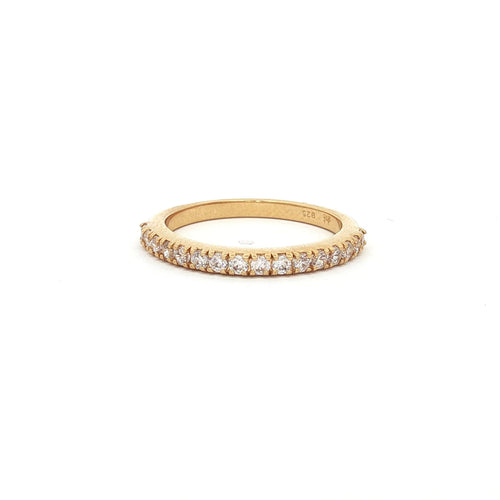 Brilliant Cut Half Eternity Band