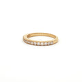 Brilliant Cut Half Eternity Band