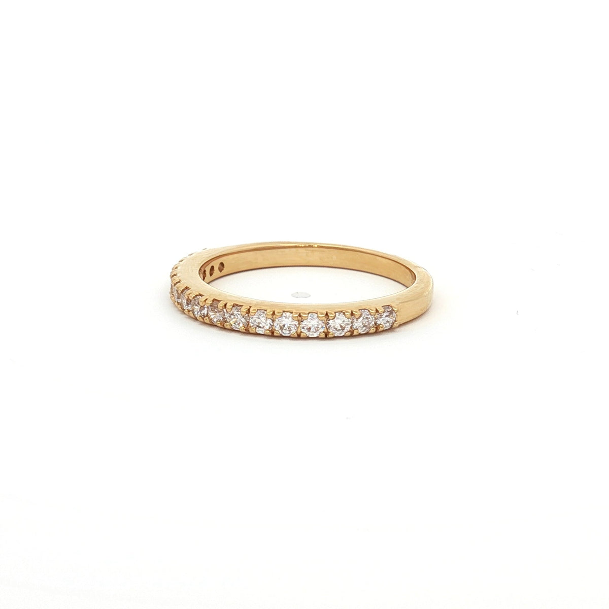 Brilliant Cut Half Eternity Band